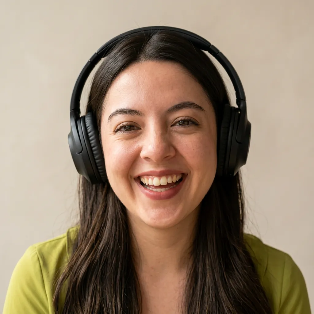 Native Spanish teacher on a live video call